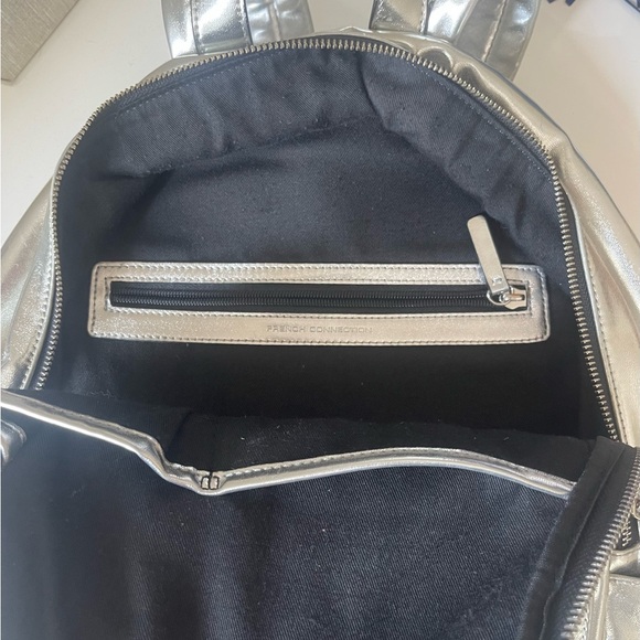 French Connection Silver Backpack - Picture 3 of 4